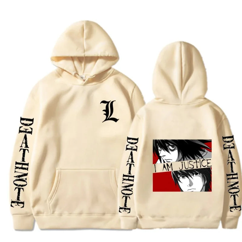 L x Light Kira vs Justice Hoodie