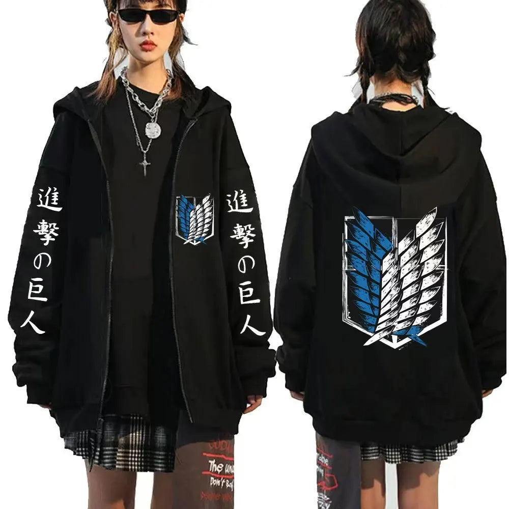 Humanity’s Wings Sakura Zip-Up