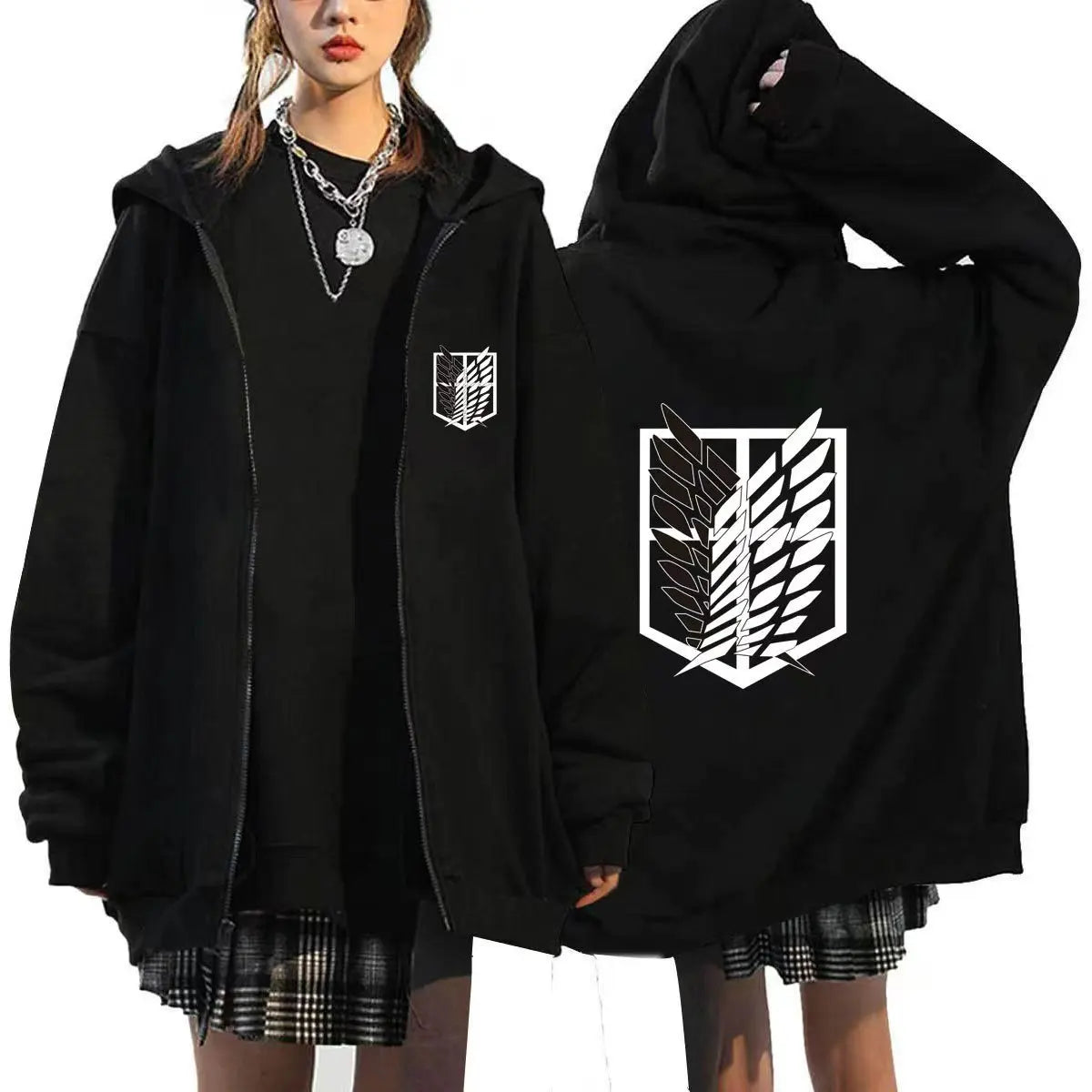 Humanity’s Wings Sakura Zip-Up