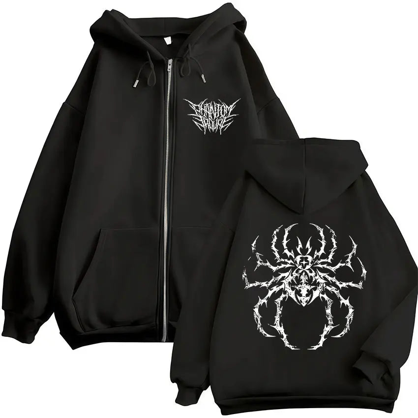 Shizuku Spider Veil Zip-Up