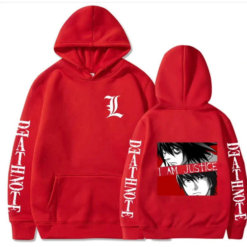 L x Light Kira vs Justice Hoodie
