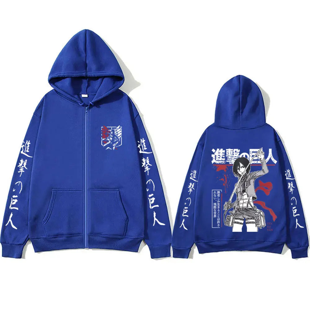 Mikasa Red Scarf Legacy Zip-Up