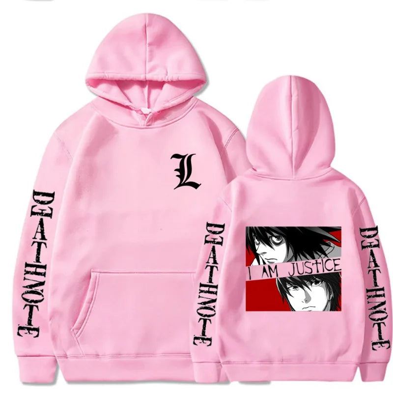 L x Light Kira vs Justice Hoodie