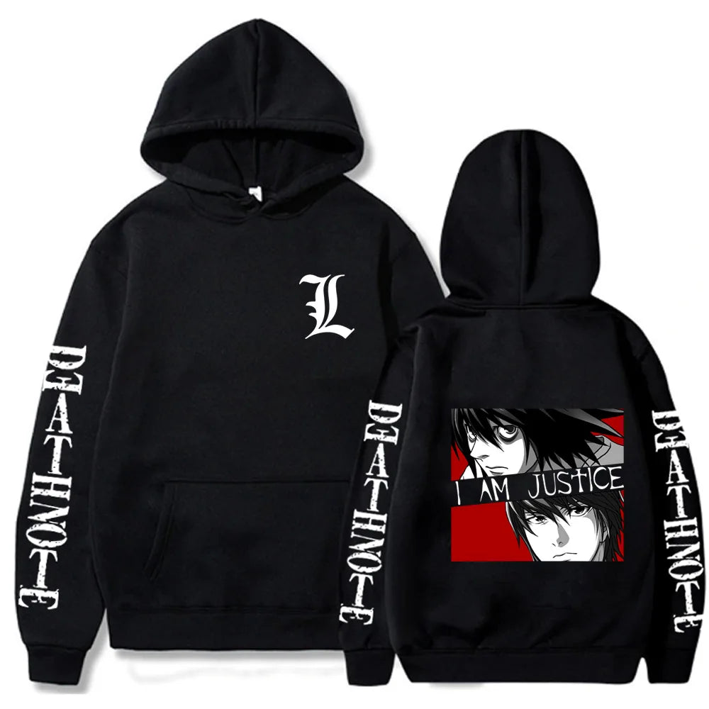 L x Light Kira vs Justice Hoodie