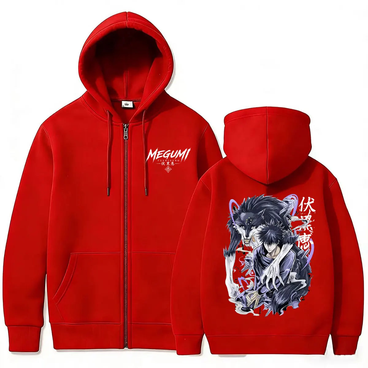 Megumi Fushiguro Streetwear Zip-Up