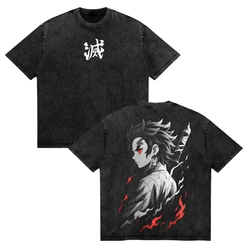 Tanjiro Crimson Nichirin Tee