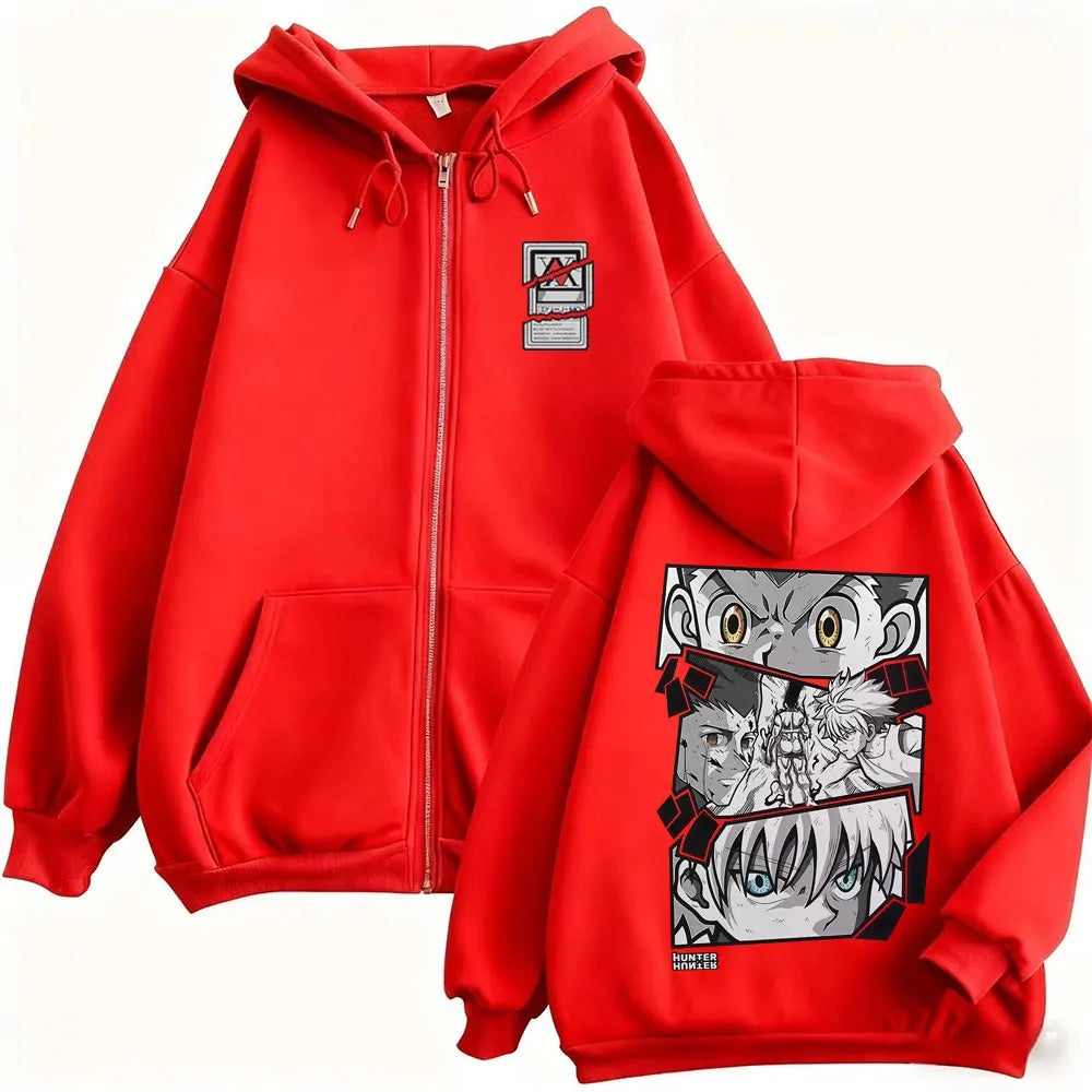 Gon x Killua Hunter Bond Zip-Up