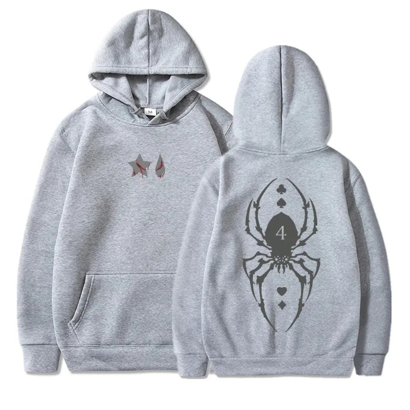 Shizuku x Hisoka Spider & Joker Hoodie