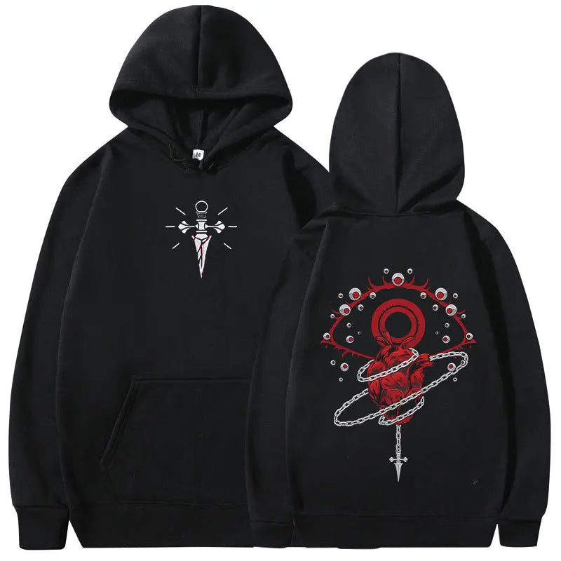 HxH Crimson Emblem Hoodie