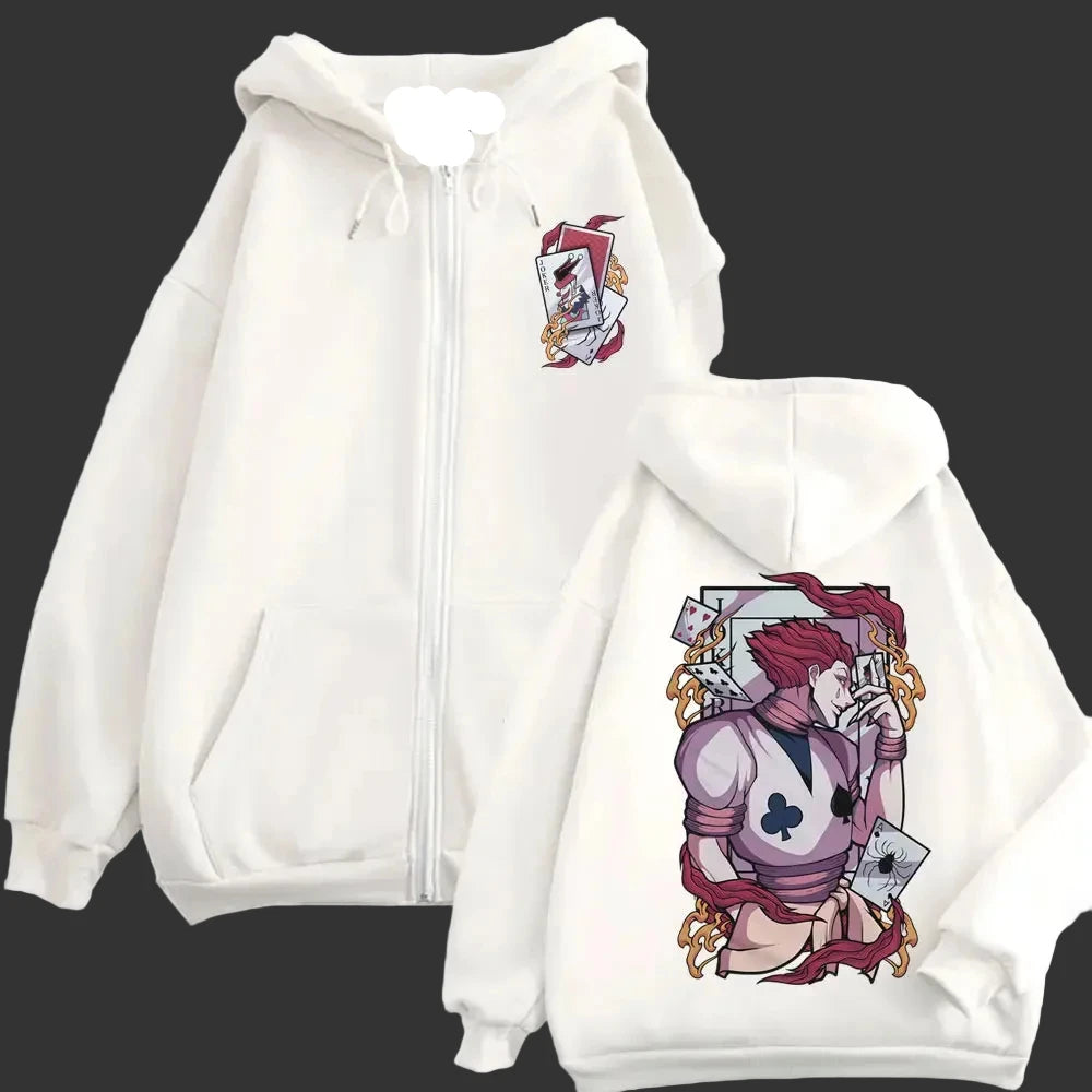 Hisoka Playing Card Zip-Up