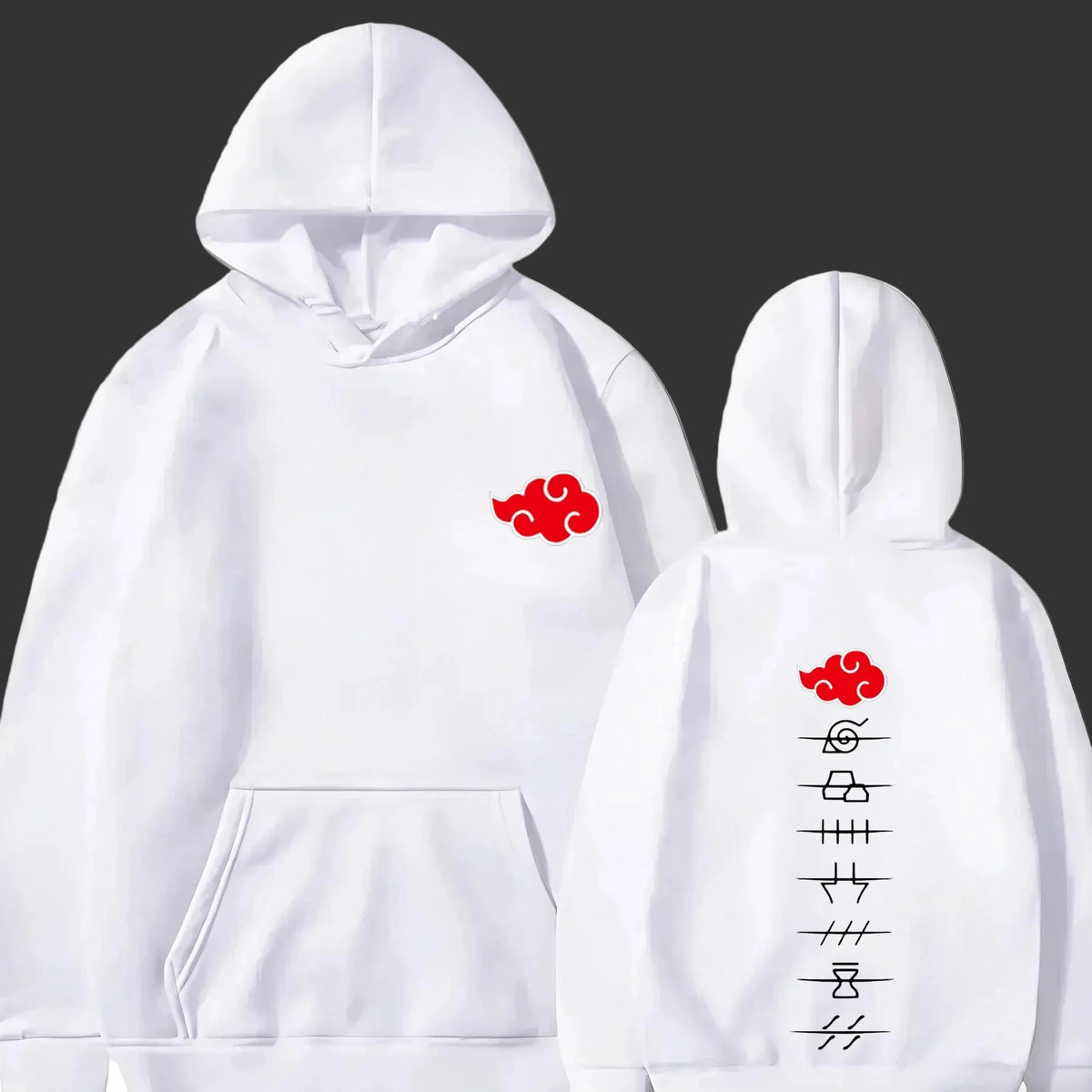 Akatsuki Crimson Cloud Hoodie