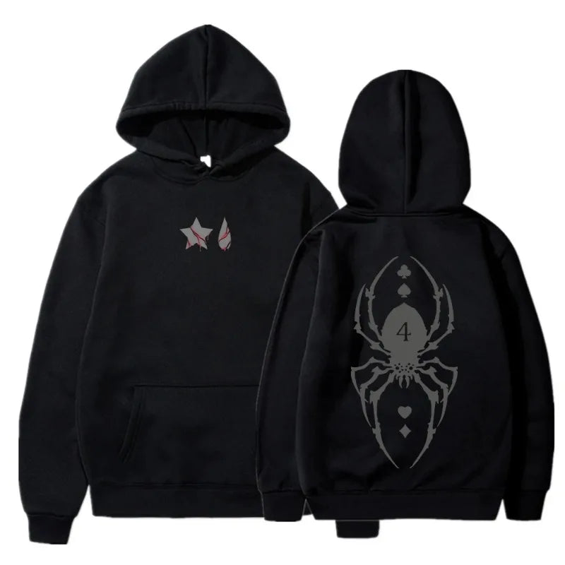 Shizuku x Hisoka Spider & Joker Hoodie
