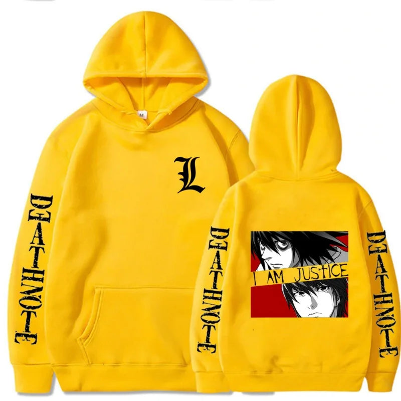 L x Light Kira vs Justice Hoodie