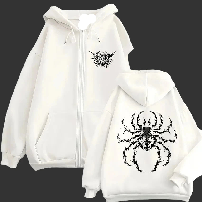Shizuku Spider Veil Zip-Up