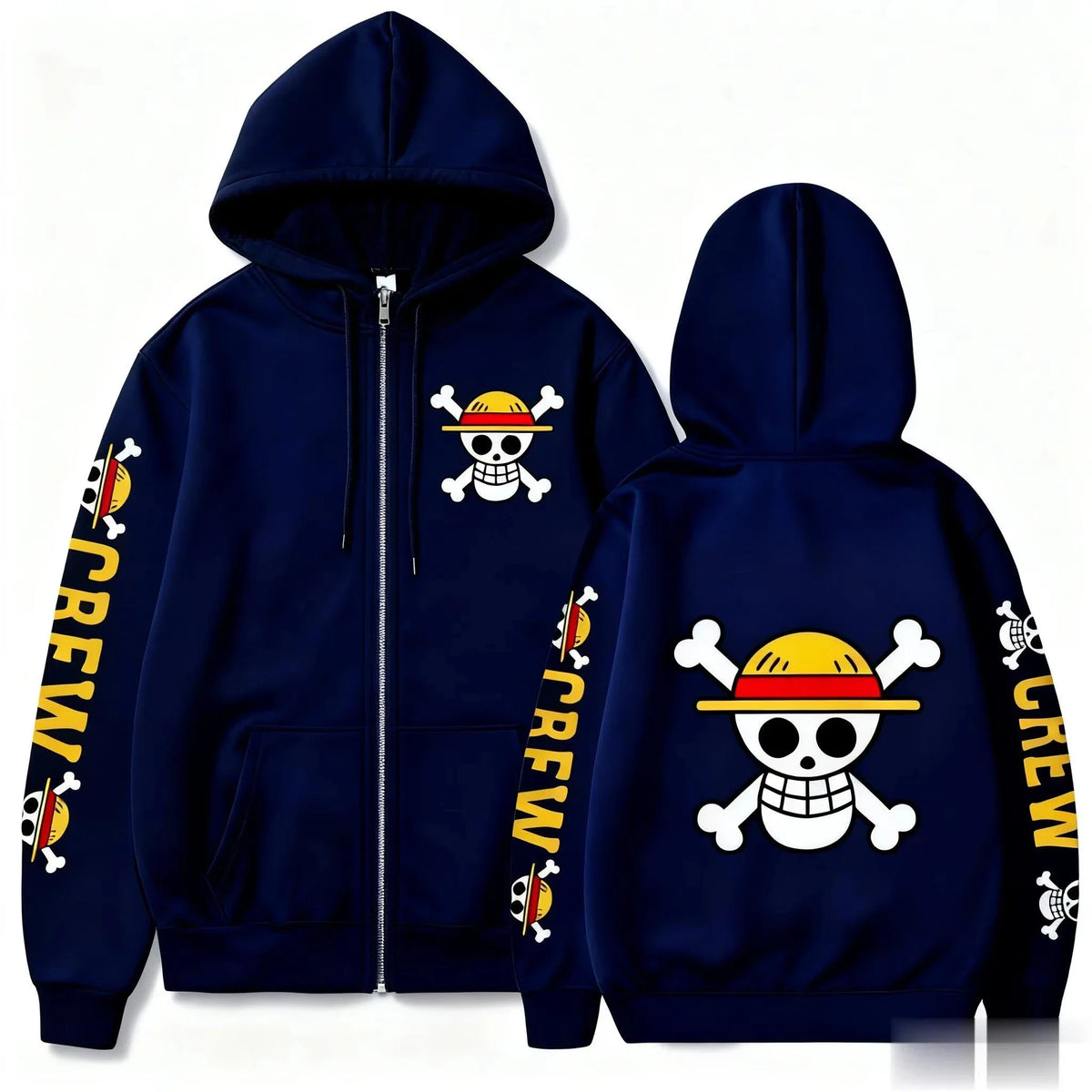 Luffy Straw Hat Rebellion Zip-Up