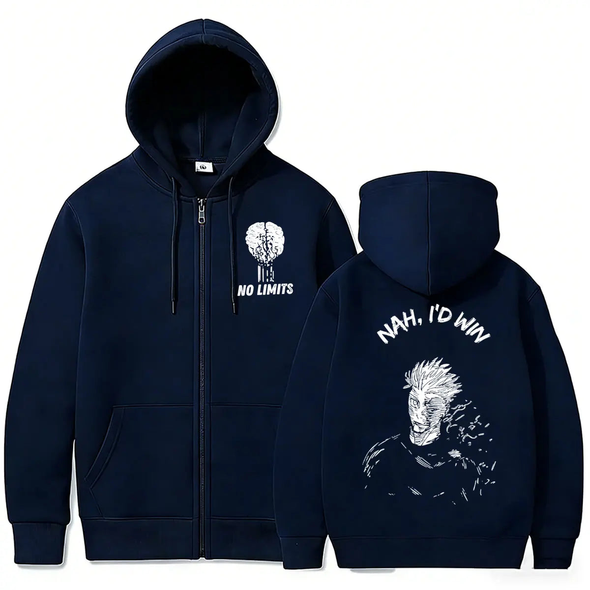 Gojo Nah, I’d Win Zip-Up