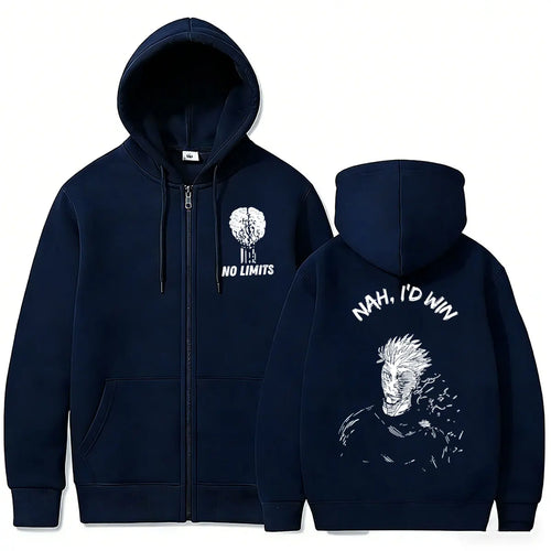 Gojo Nah, I’d Win Zip-Up