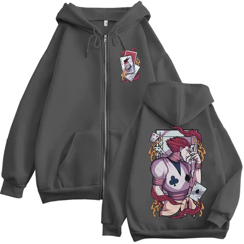 Hisoka Playing Card Zip-Up