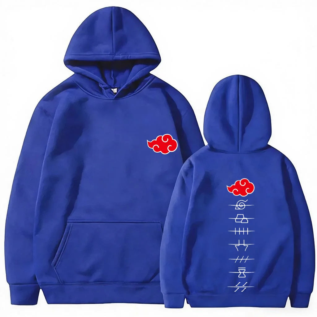 Akatsuki Crimson Cloud Hoodie