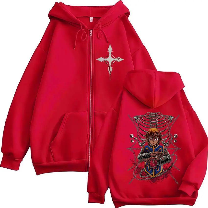 Kurapika Crimson Retribution Zip-Up