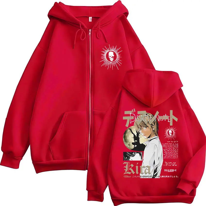 Light Crimson Verdict Zip-Up