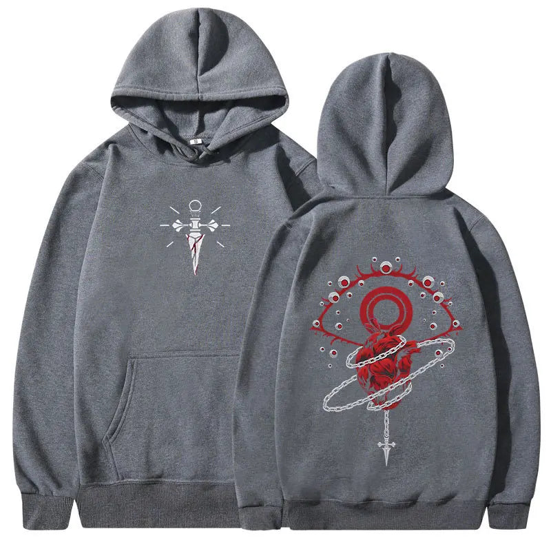 HxH Crimson Emblem Hoodie