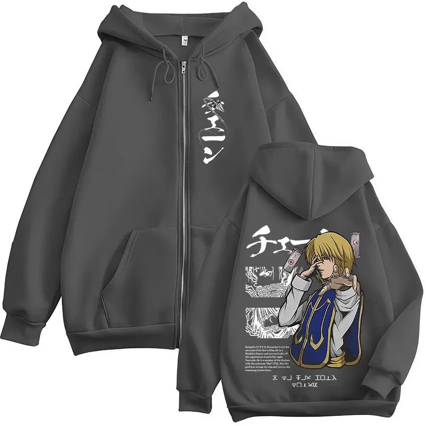Kurapika Scarlet Vow Zip-Up