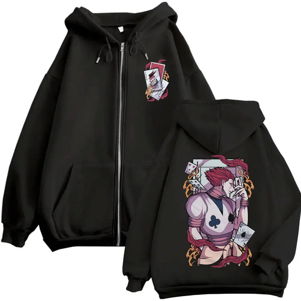 Hisoka Playing Card Zip-Up