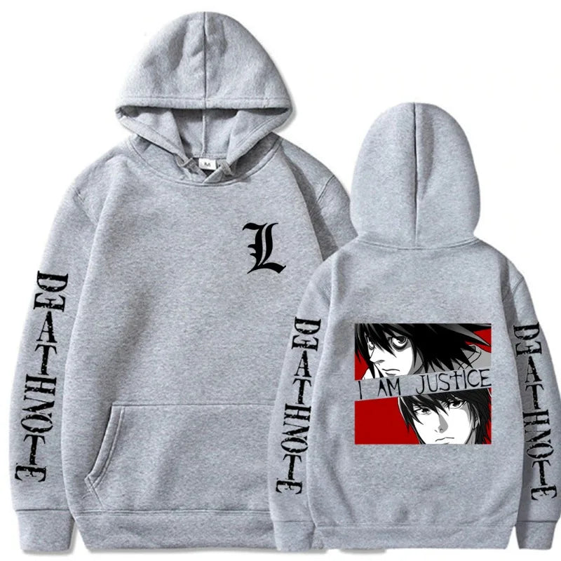 L x Light Kira vs Justice Hoodie