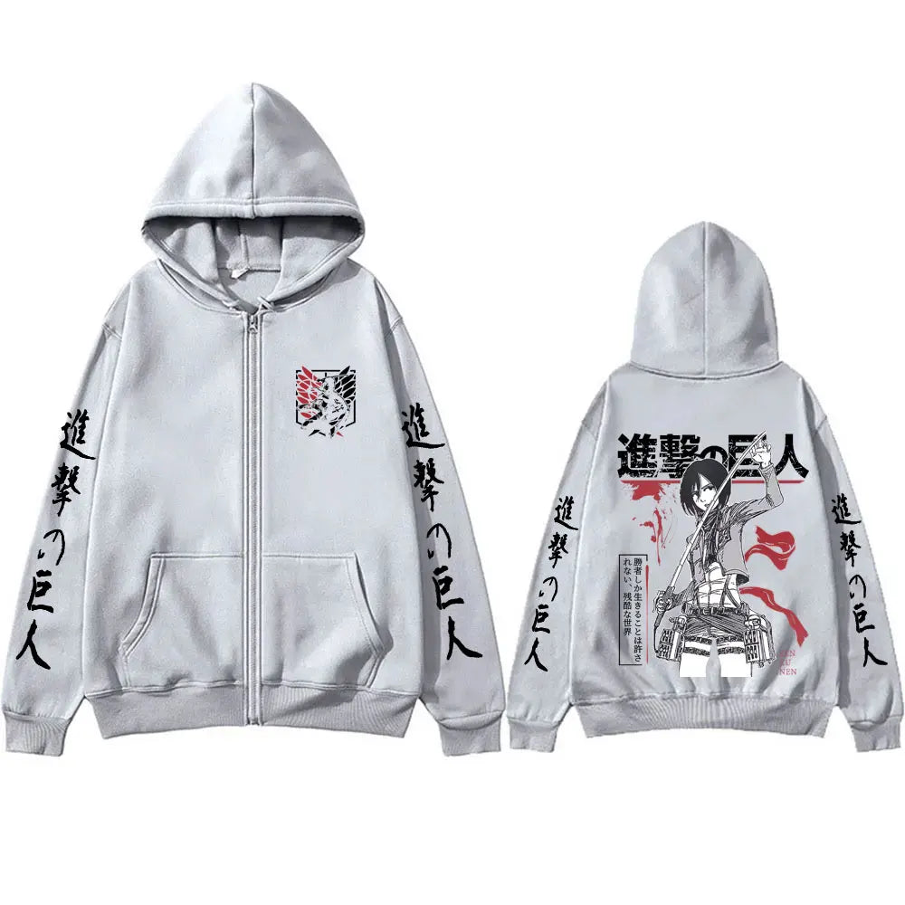 Mikasa Red Scarf Legacy Zip-Up