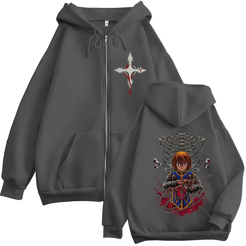 Kurapika Crimson Retribution Zip-Up