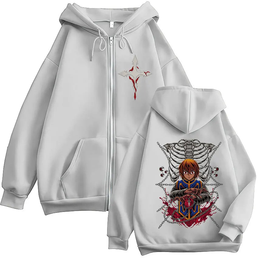 Kurapika Crimson Retribution Zip-Up
