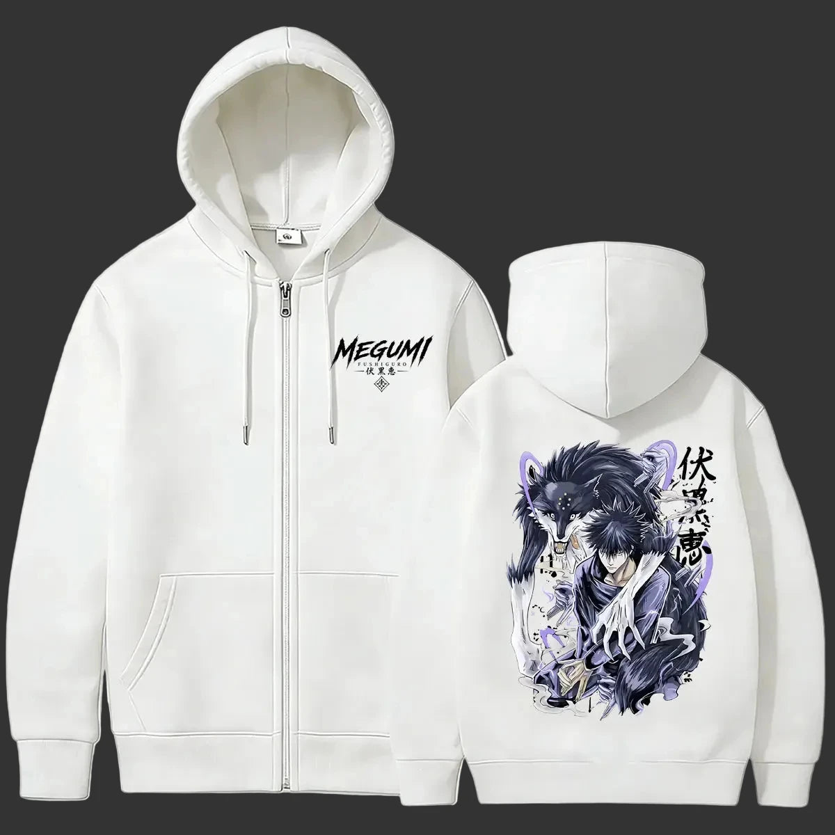 Megumi Fushiguro Streetwear Zip-Up