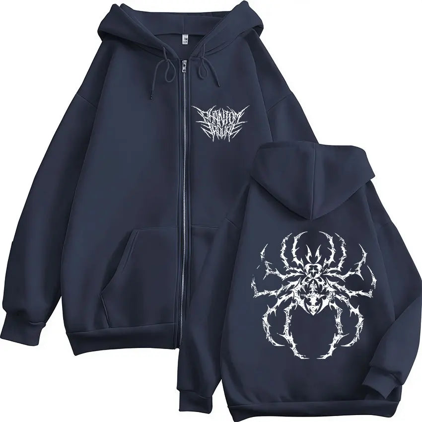 Shizuku Spider Veil Zip-Up