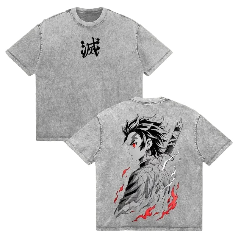 Tanjiro Crimson Nichirin Tee