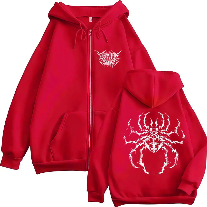 Shizuku Spider Veil Zip-Up