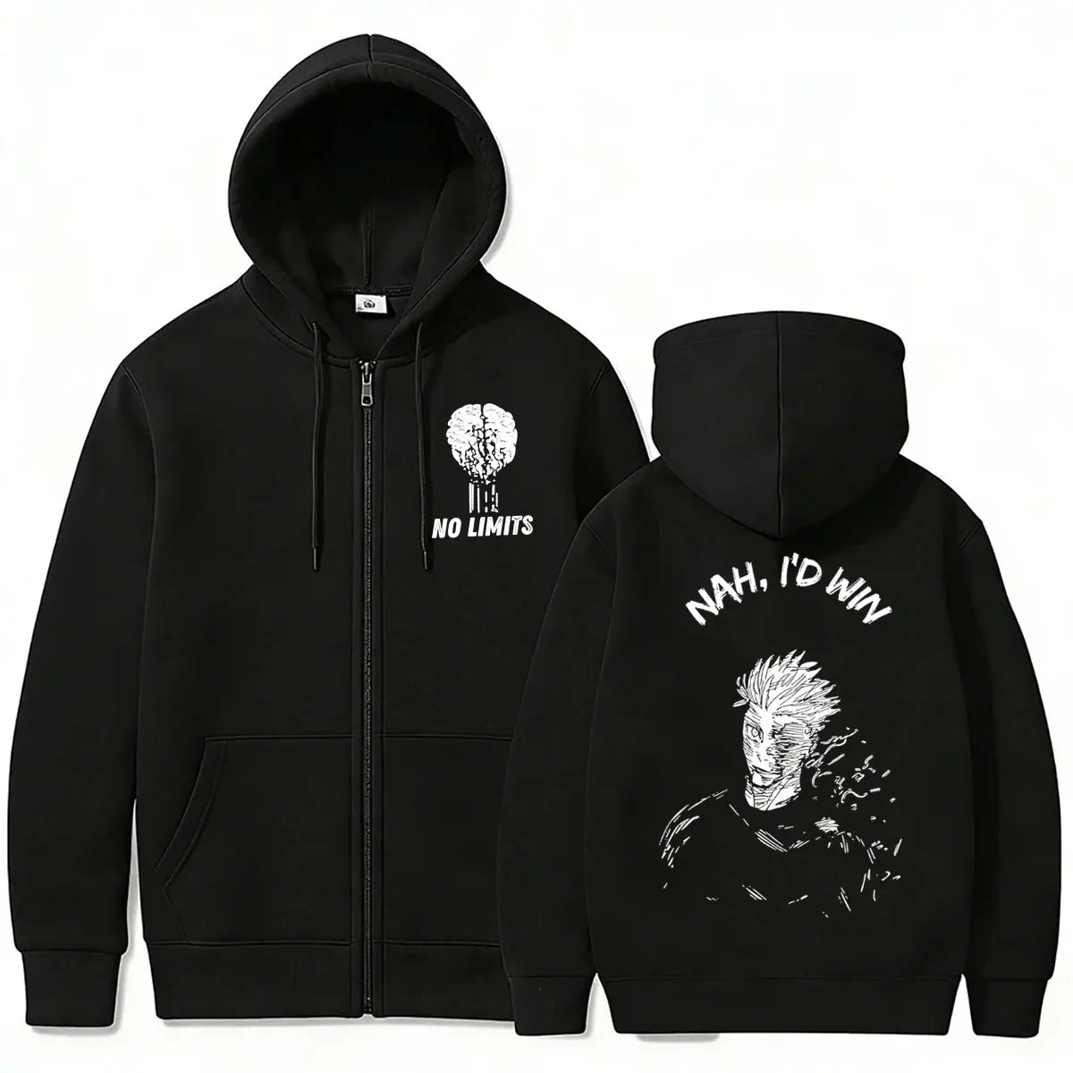 Gojo Nah, I’d Win Zip-Up