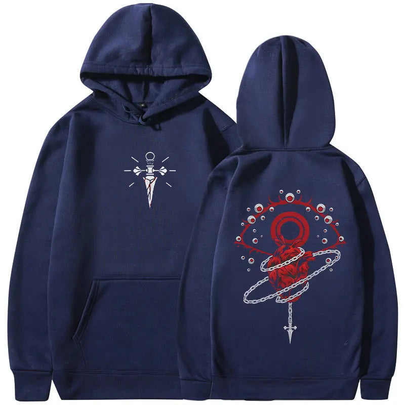 HxH Crimson Emblem Hoodie