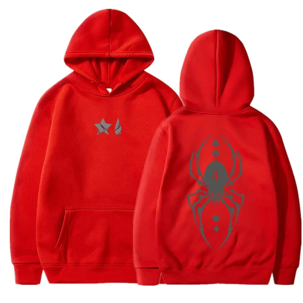 Shizuku x Hisoka Spider & Joker Hoodie